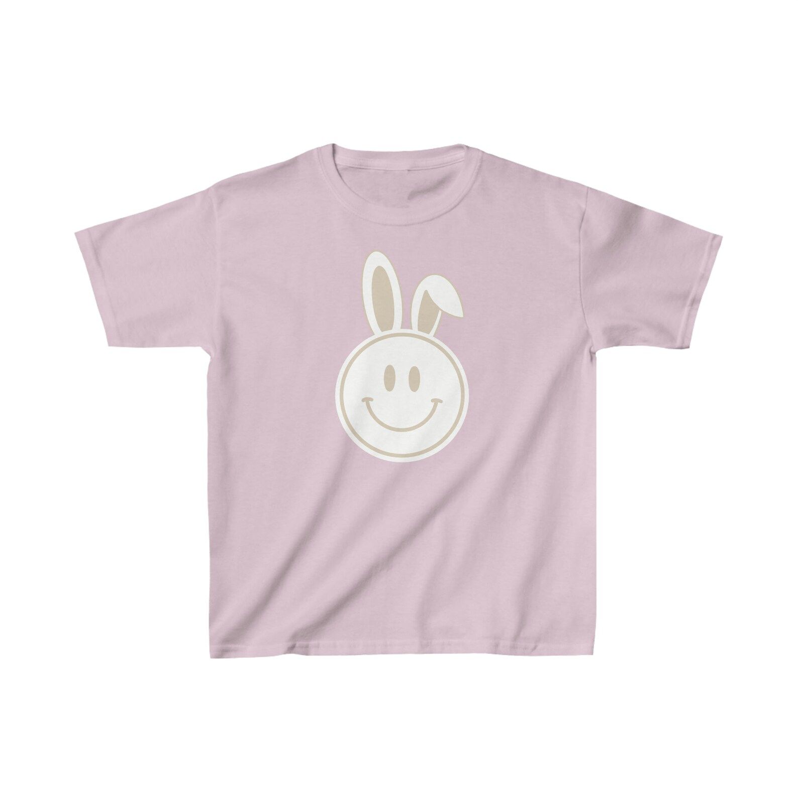 Kids Easter Smiley Face Bunny T-Shirt | Kids Easter Bunny Shirt | Kids Smiley Face Shirt | Kids E... | Etsy (US)
