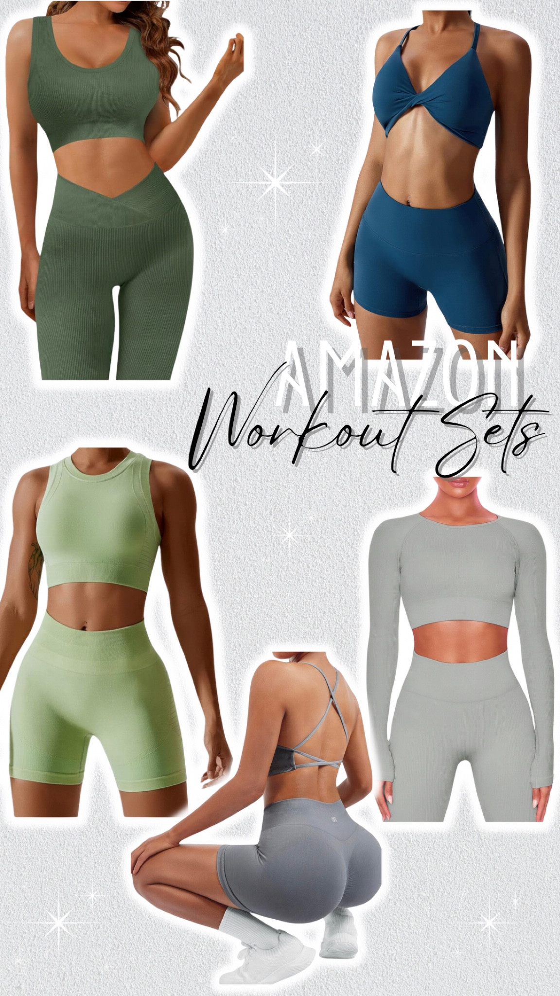 Workout Sets that will make you wanna hit the gym EXTRA HARD today! 


Gym outfit, workout style, gym set, at home gym, new years fitness goal, cropped top, tummy control shorts, glute gains, workout outfits 

#LTKfindsunder100 #LTKfindsunder50 #LTKfitness