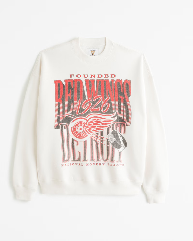 Detroit Red Wings Graphic Crew Sweatshirt | Abercrombie & Fitch (US)