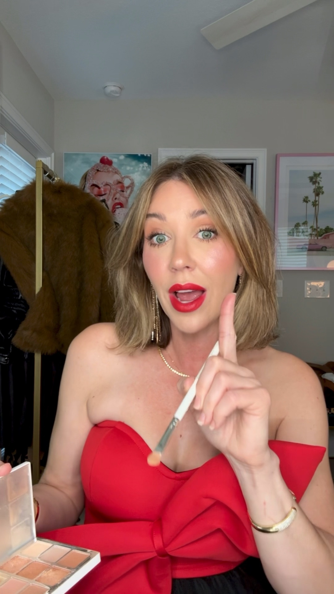 Create a holiday makeup look with 3 easy steps 🎄🌟🍾

🌟Red lipstick in shade: Hollywood vixen
🌟Glowing cheek using my favorite highlight in shade mesmerize
🌟Sparkle eyeshadow


For your convenience- buy online pickup in store or same day delivery 💋 Join the Sephora Beauty Insider program to earn rewards

@sephora #sephorahaul #sephorapartner

#LTKHoliday #LTKgrwm #LTKBeauty