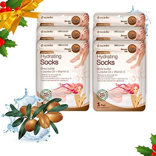 Epielle Hydrating Foot Masks (Socks 6pk) for foot cracked and dry heel to toe and callus Spa Mask... | Amazon (US)