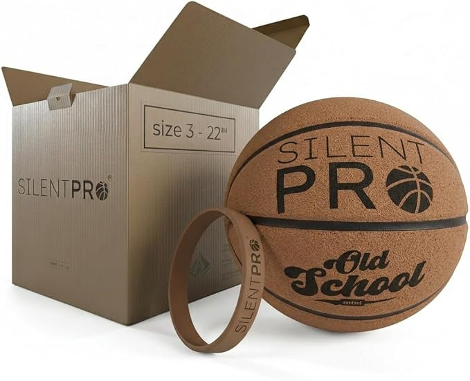 Silent Basketball – Old School Mini Series – Size 3 (22") – Indoor Play & Sports Decor – ... | Amazon (US)