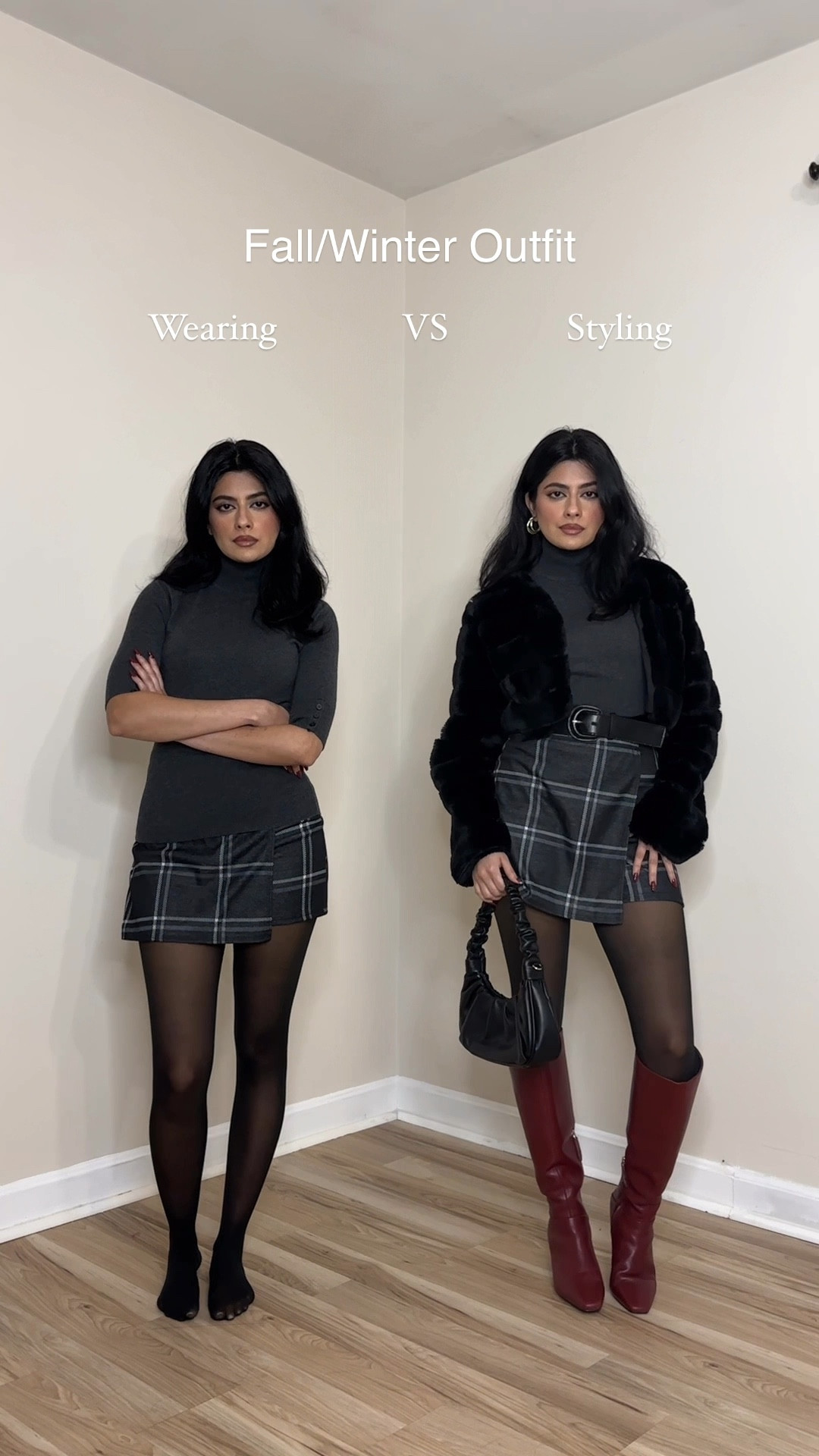 #falloutfit #winterfashion #winterstyle #autumnoutfit #autumnstyle #falltrends #falloutfitideas #stylingtips #fallfashiontrends #howtostyle #simpleoutfit #cardigan #miniskirts #fleeceleggings #preppystyle #whattowear how to layer for fall, how to style mini skirt for fall, styling fall outfits, autumn outfits, fall outfit inspo, autumn outfit inspo, autumn outfit ideas, fall transitional outfit, minimal style, elevated basics, how to style, simple outfit formula, elevated outfit, fall style, what to wear, wearing vs styling, winter outfits, mini skirt winter outfit, Black Friday deals

#LTKCyberWeek 

#LTKStyleTip #LTKSaleAlert
