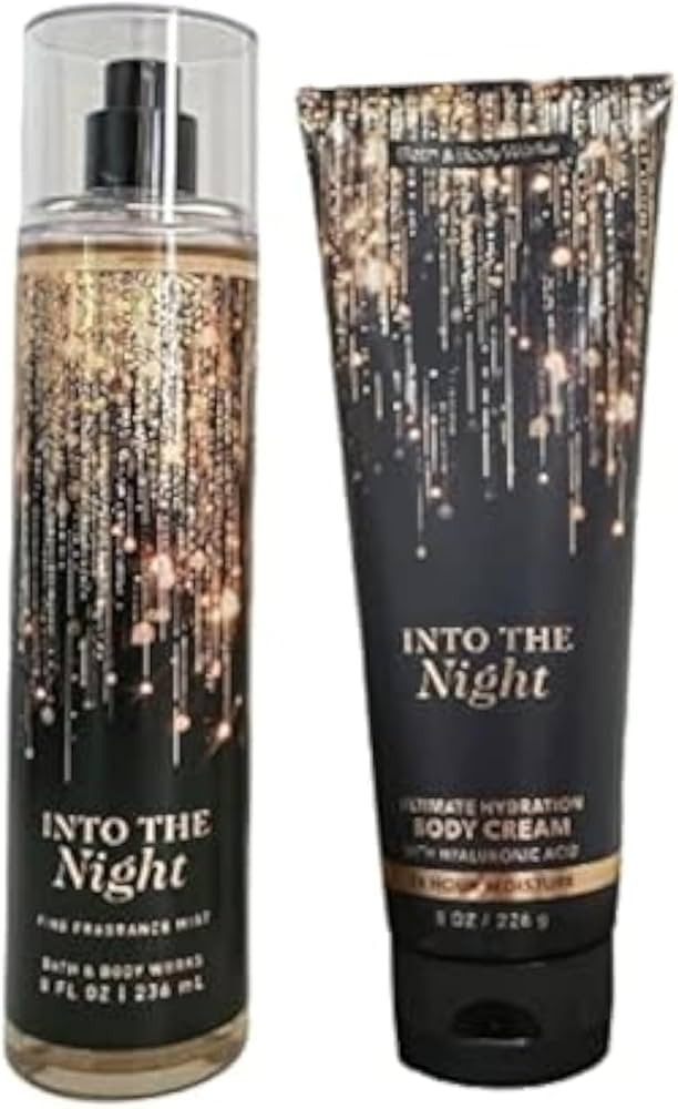 Bath & Body Works - Into the Night - Fine Fragrance Mist and Ultra Shea Body Cream - Full Size (P... | Amazon (US)
