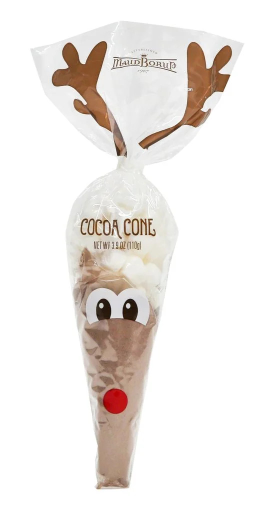 Maud Borup Holiday Reindeer Cocoa Cone, 3.9 oz | Walmart (US)