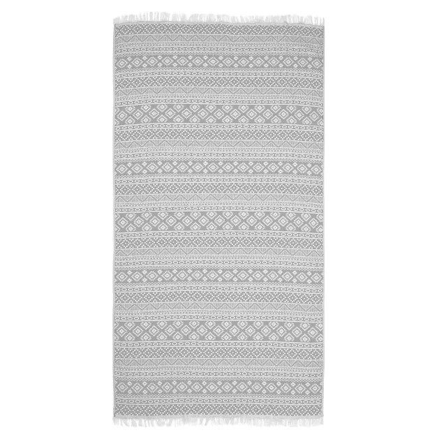 Sea Breeze Pestemal Beach Towel Gray - Linum Home Textiles | Target