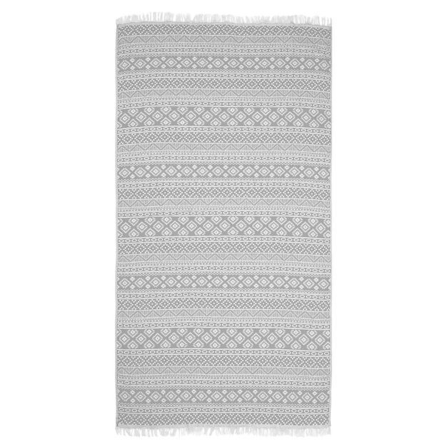 Sea Breeze Pestemal Beach Towel Gray - Linum Home Textiles | Target