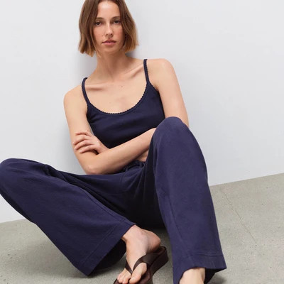Organic Pointelle Pant | MATE The Label