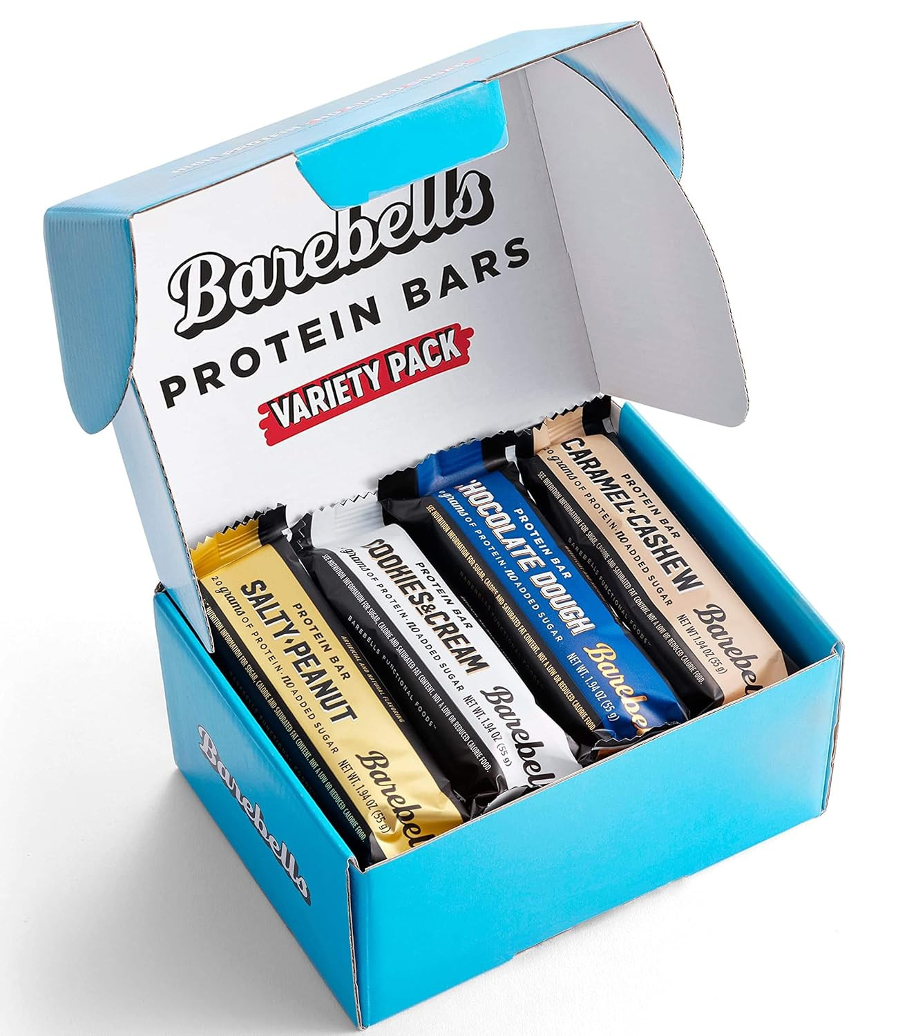 Barebells Protein Bars Variety Pack - 12 Count, 1.9oz Bars - Protein Snacks with 20g of High Prot... | Amazon (US)