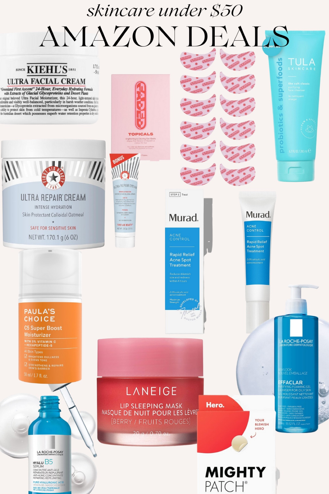 Amazon prime deals: skincare under $50

#LTKfindsunder50 #LTKbeauty #LTKxPrime
