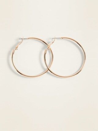 Gold-Toned Hoop Earrings for Women | Old Navy (US)