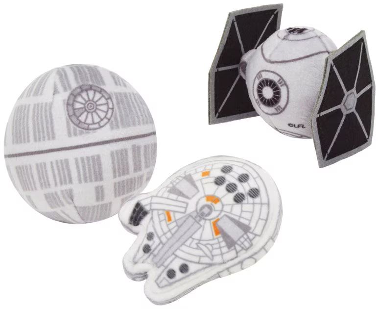 STAR WARS Galactic Empire Ships Plush Cat Toy with Catnip, 3 count - Chewy.com | Chewy.com
