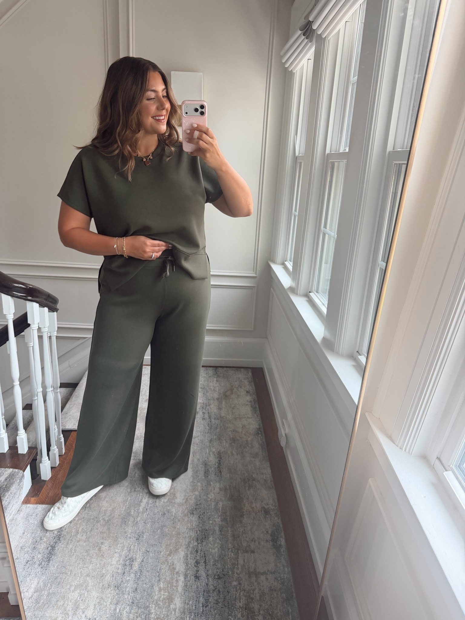 @Spanx new arrivals - fall colors 💚🍂 wearing size 1X in both top & pants. Use CARALYN15 on your first order

#LTKootd #LTKSeasonal #LTKPlusSize