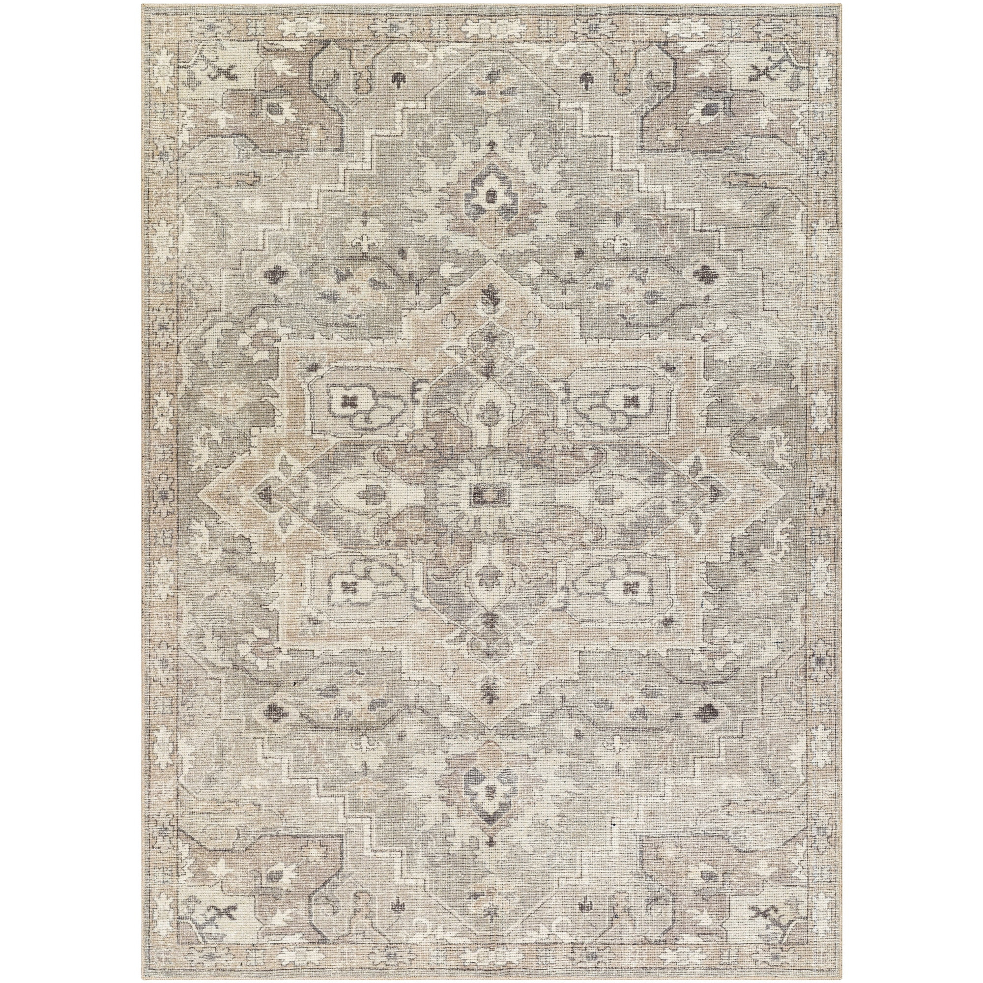 Surya X Becki Owen Elle Light Grey Rectangle Area Rug, 7'10" x 10' | Walmart (US)