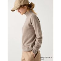 Uniqlo - 100% Cashmere Turtleneck Jumper - Beige - XXL | UNIQLO (UK)