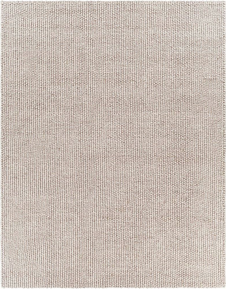 Mark&Day Area Rugs, 8x10 Keynsham Texture Ivory Area Rug, Ivory Carpet for Living Room, Bedroom o... | Amazon (US)