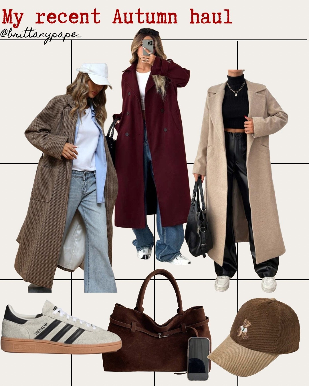 Autumn Haul 🍂





Fall outfit, autumn outfit, winery outfit, teacher outfit, cardigan, Trench coats, trench coat, brown coat, brown jacket, burgundy, burgundy jacket,  adidas, adidas sneakers, brown purse, brown bag, baseball hat, baseball cap, brown hat, Halloween, shein, amazon, fall aesthetic, amazon 

#LTKFindsUnder50 #LTKStyleTip #LTKFindsUnder100
