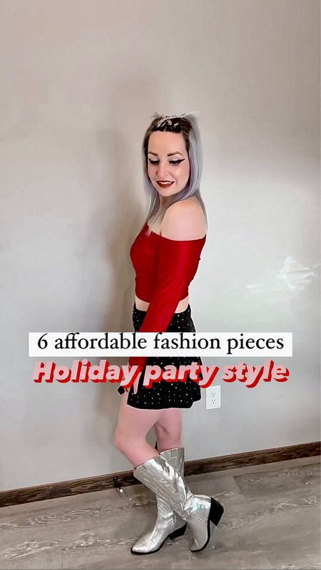 Happy Sunday lovelies 🦃✨🎁🎄 Thanksgiving is days away + soon after Christmas 🥳 Im sharing 6 fashion pieces that are perfect for your next holiday party / get together. #holidaydress #holidaypartyoutfit These are my latest Target finds + super affordable 👏🏻 

PS: My silver cowboy boots are also RESTOCKED at Walmart and under $50 😍

#cowboyboots #westernstyle #sweaterdresses #affordablefinds 

#LTKHoliday #LTKstyletip #LTKfindsunder50