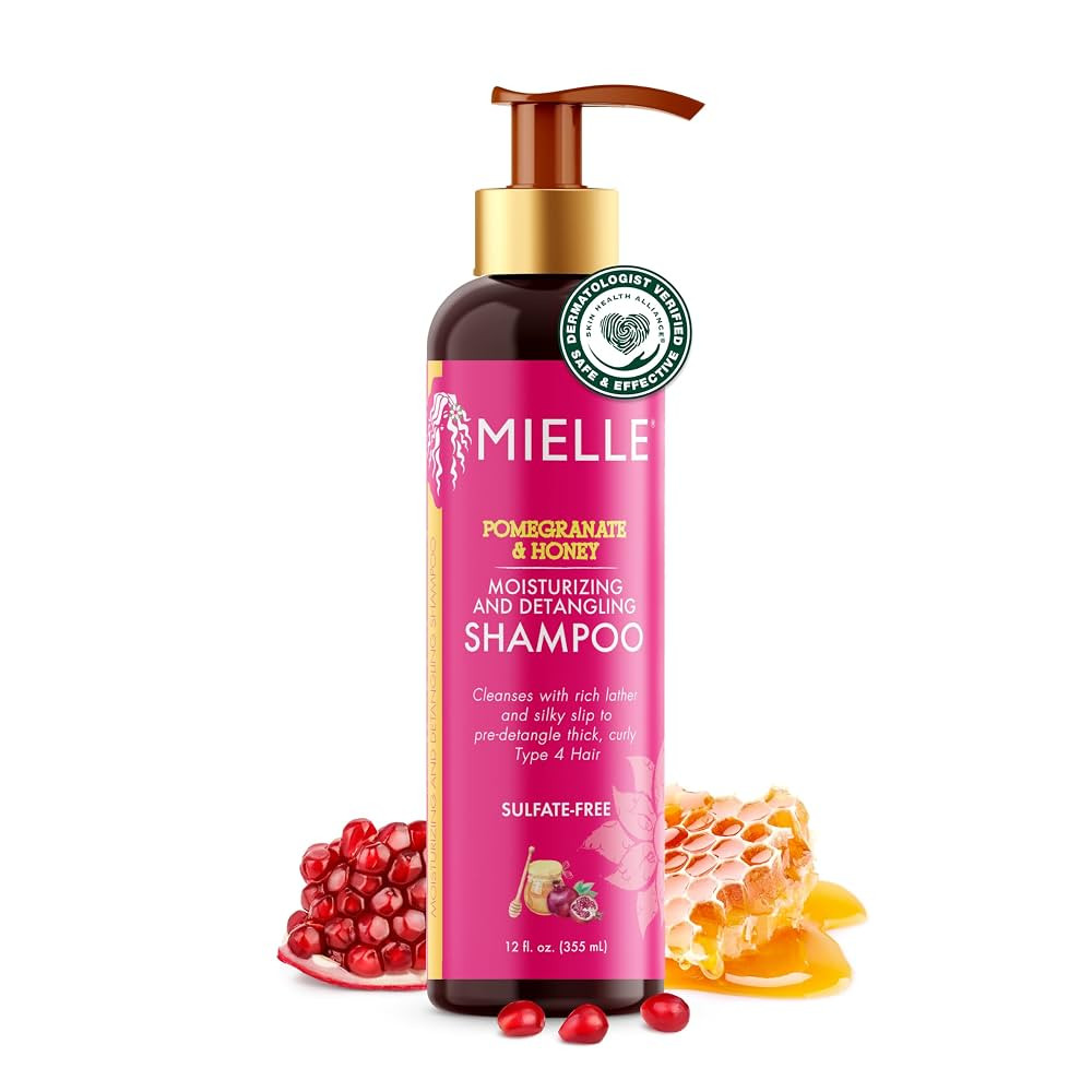 Mielle Organics Pomegranate & Honey Moisturising Detangling Sulphate-Free Shampoo For Type 4 Curl... | Amazon (UK)