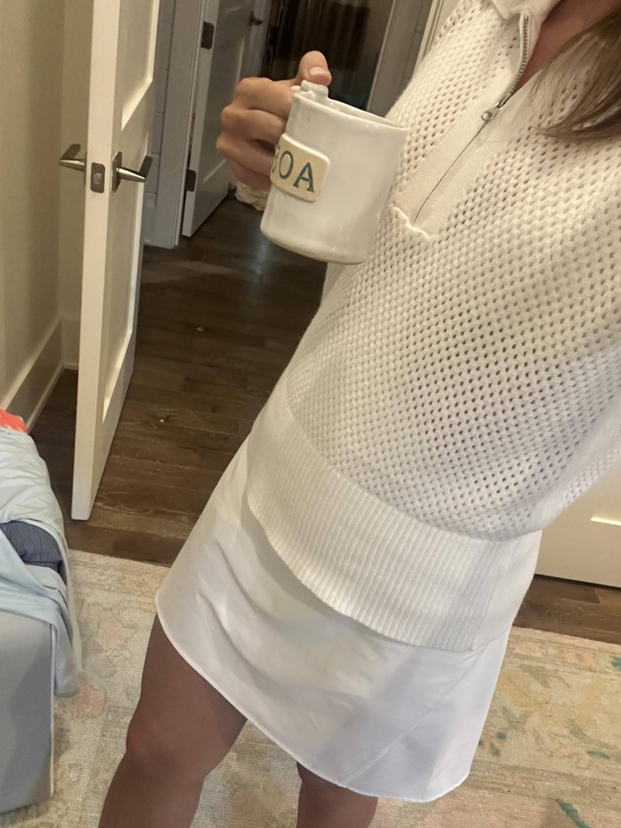 Women's Half Zip Pullover Sweaters Crochet Lapel Collar Long Sleeve Knit Solid Color Jumper Tops | Amazon (US)