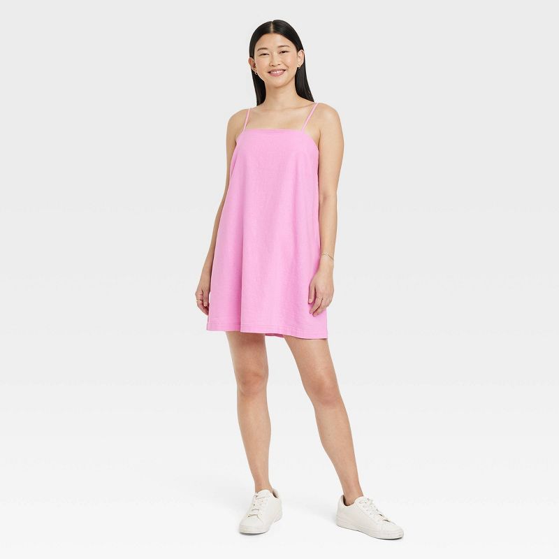 Women's Linen Mini Sundress - A New Day™ | Target