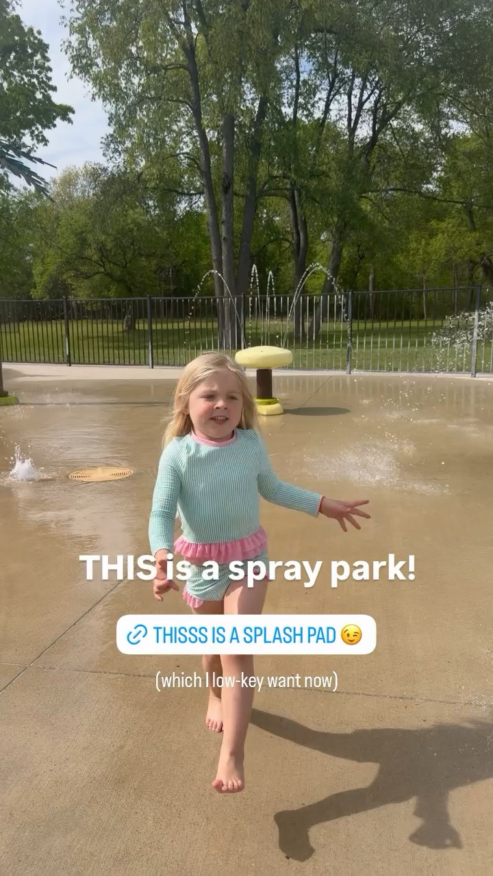 THIS is a splash pad! (which I low-key want now)