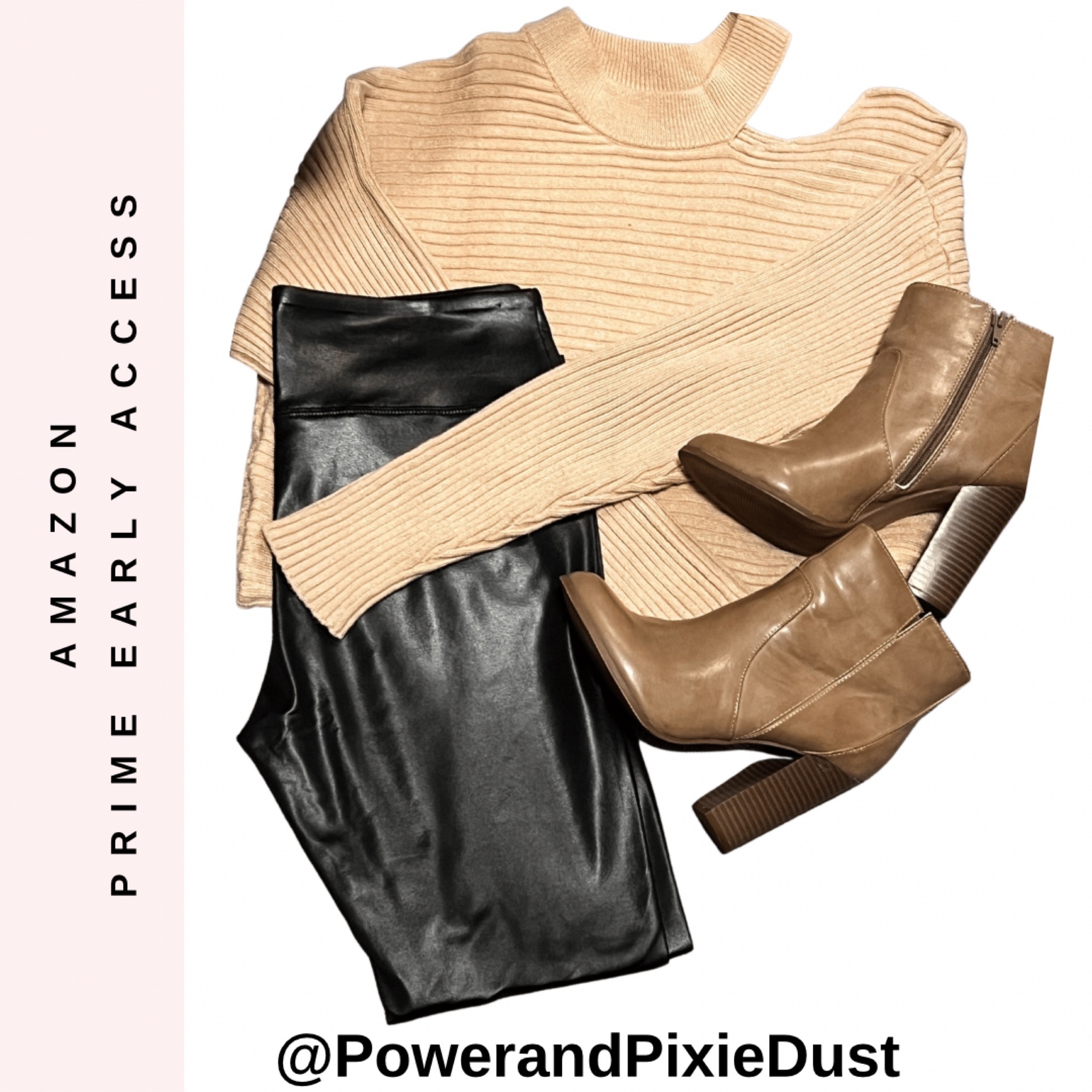 Fall Fashion Trending Now: #fauxleatherpants cut out off the shoulder sweater and ankle boots. Versatile fashion, can be worn as a #datenightoutfit #businesscasualoutfit, and more.  

#LTKsalealert #LTKstyletip #LTKfit