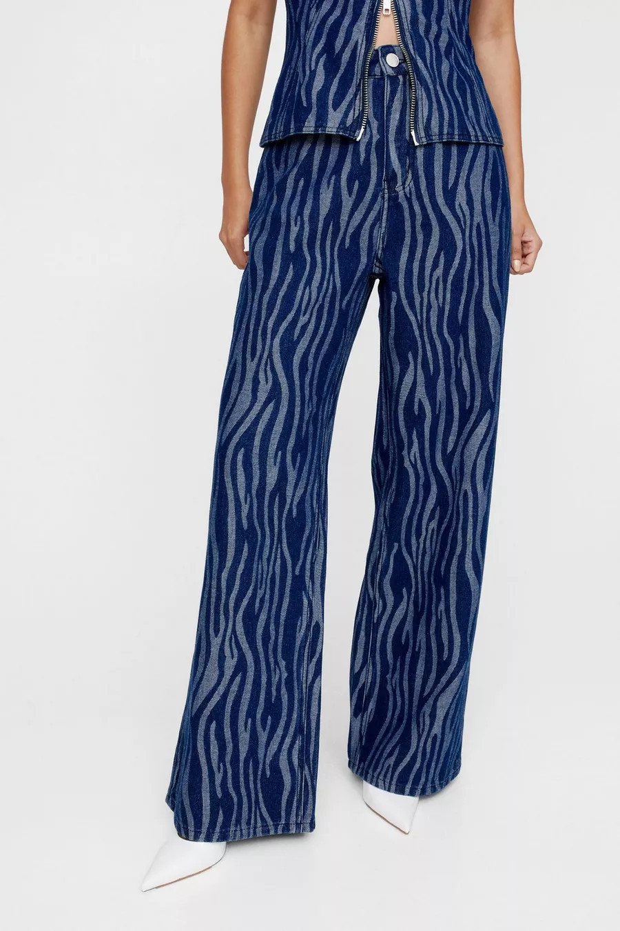 Zebra Denim Jean | Nasty Gal US