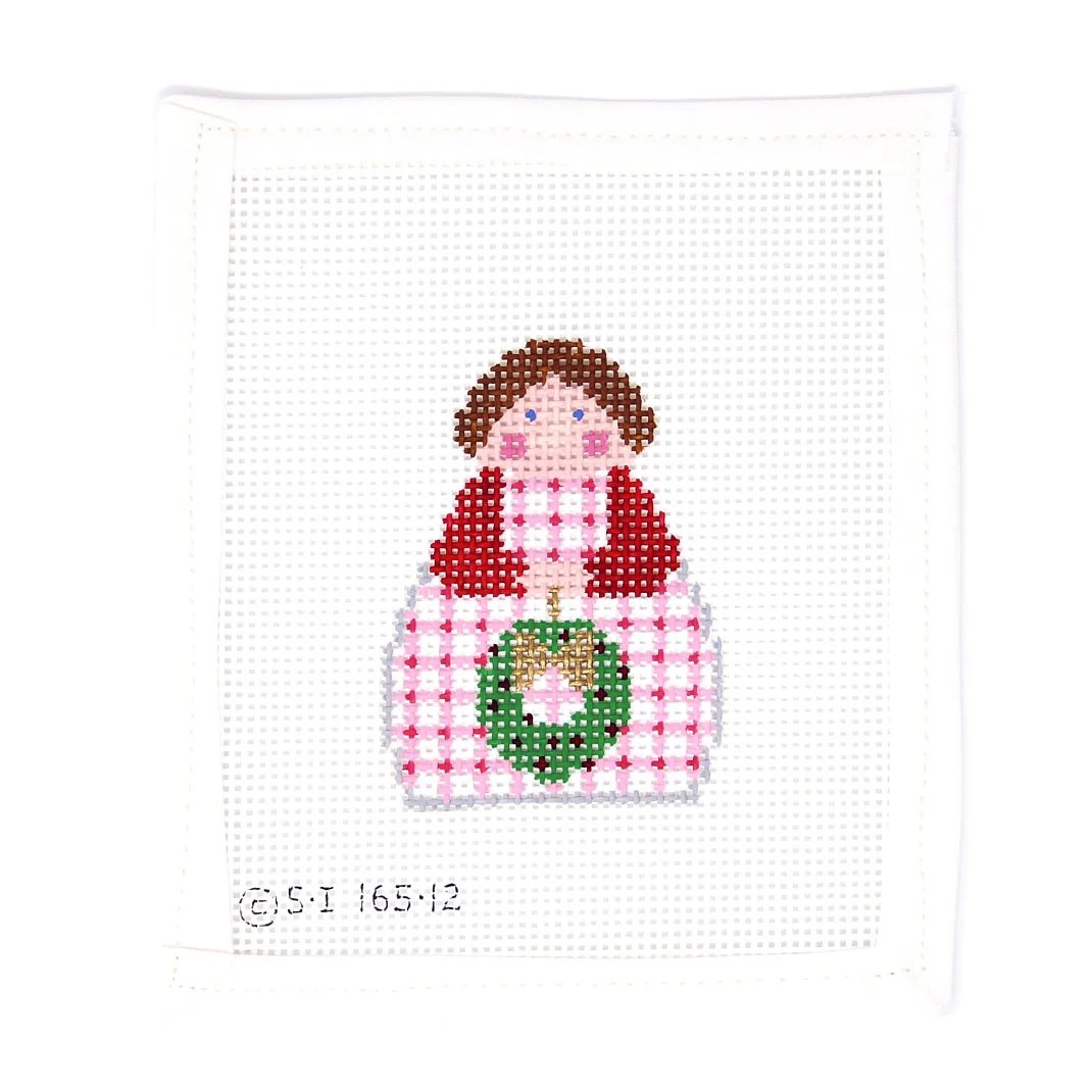 Georgette's Angels December Angel | Greystone Needlepoint