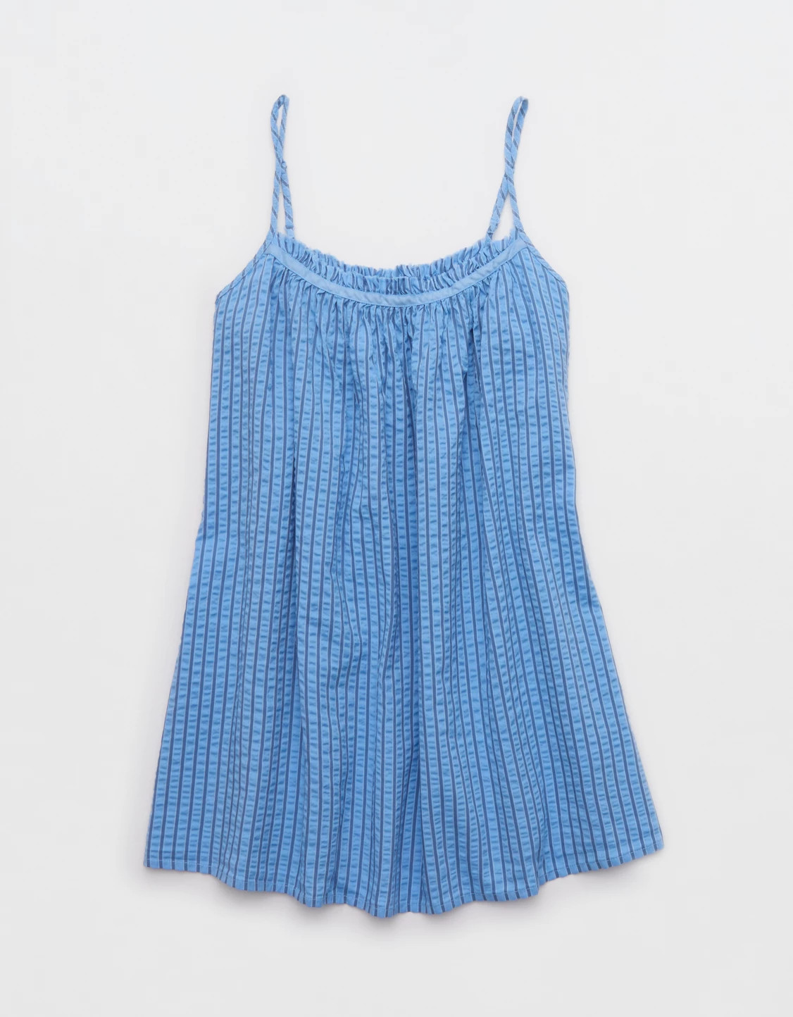 OVERSLEPT by Aerie Seersucker Babydoll Nightie | Aerie
