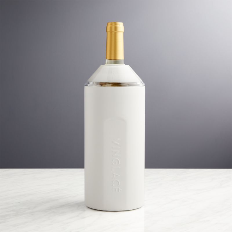 Vinglacé White Wine Insulator + Reviews | Crate & Barrel | Crate & Barrel