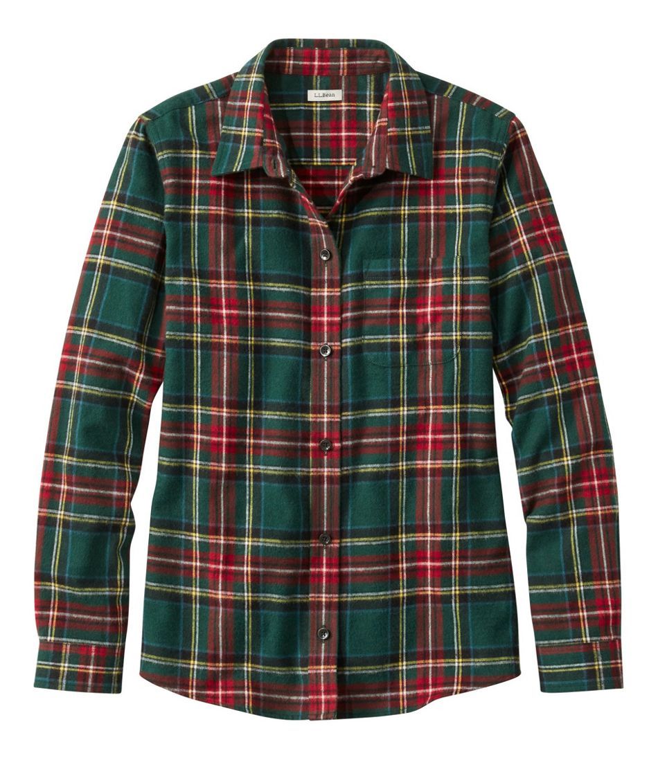 Women's Scotch Plaid Flannel Shirt, Relaxed | L.L. Bean