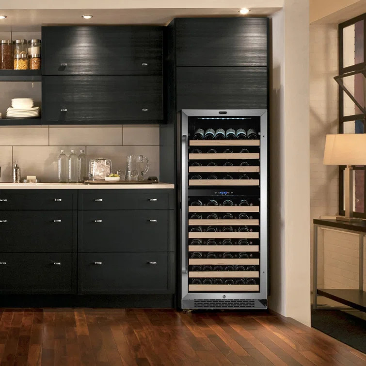 Whynter 24'' width 92 Bottle Dual Zone Freestanding/Built-In Wine Refrigerator | Wayfair North America