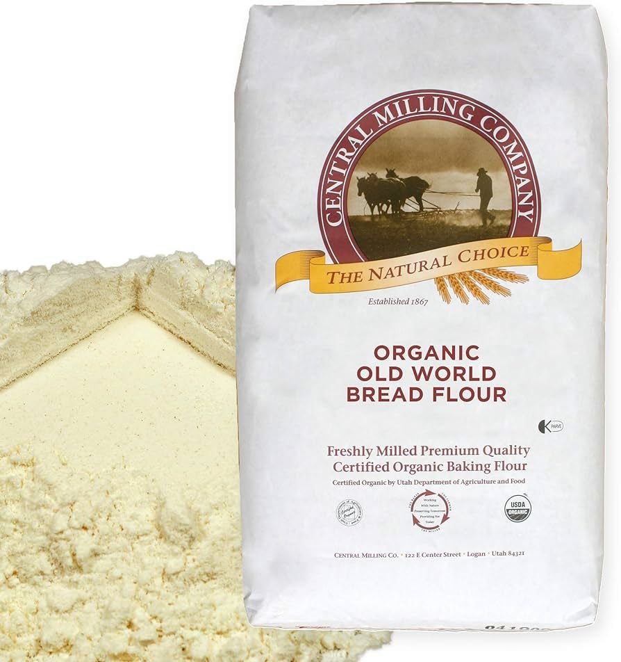 100% Organic Artisan Bread Flour - 25 lbs - Old World | Amazon (US)