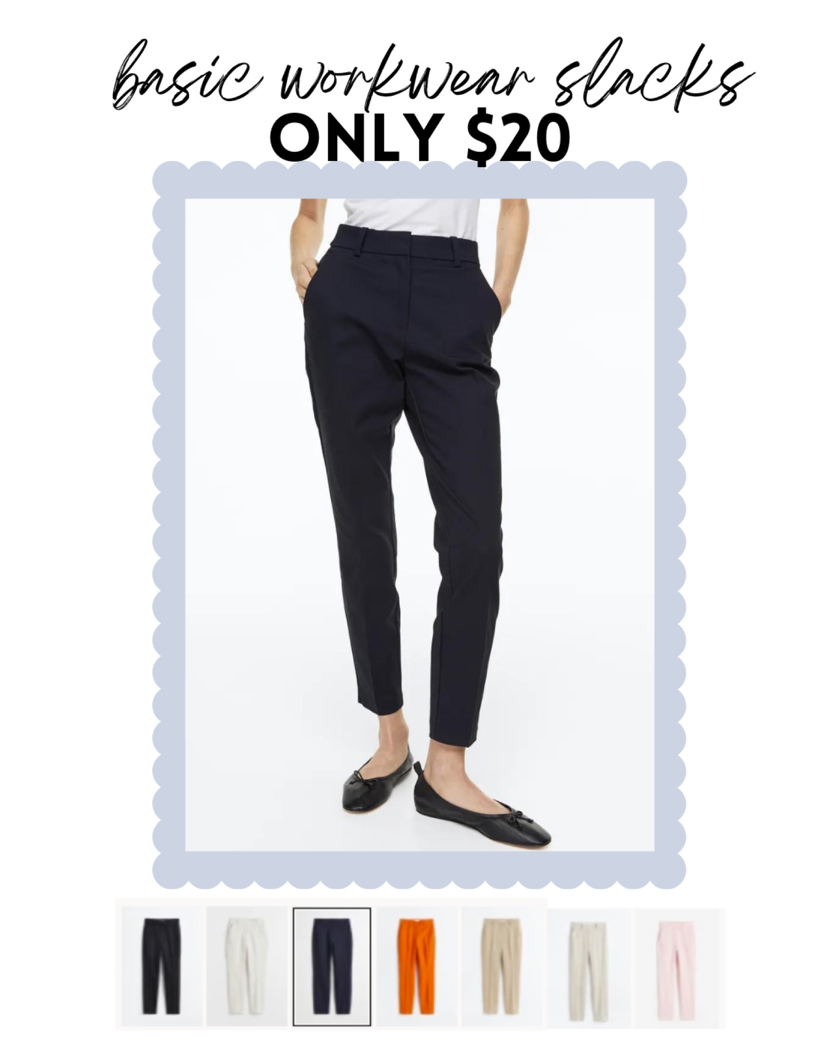 Workwear slacks - only $20! 

Business professional workwear and business casual workwear and office outfits 

#LTKunder50 #LTKworkwear #LTKstyletip