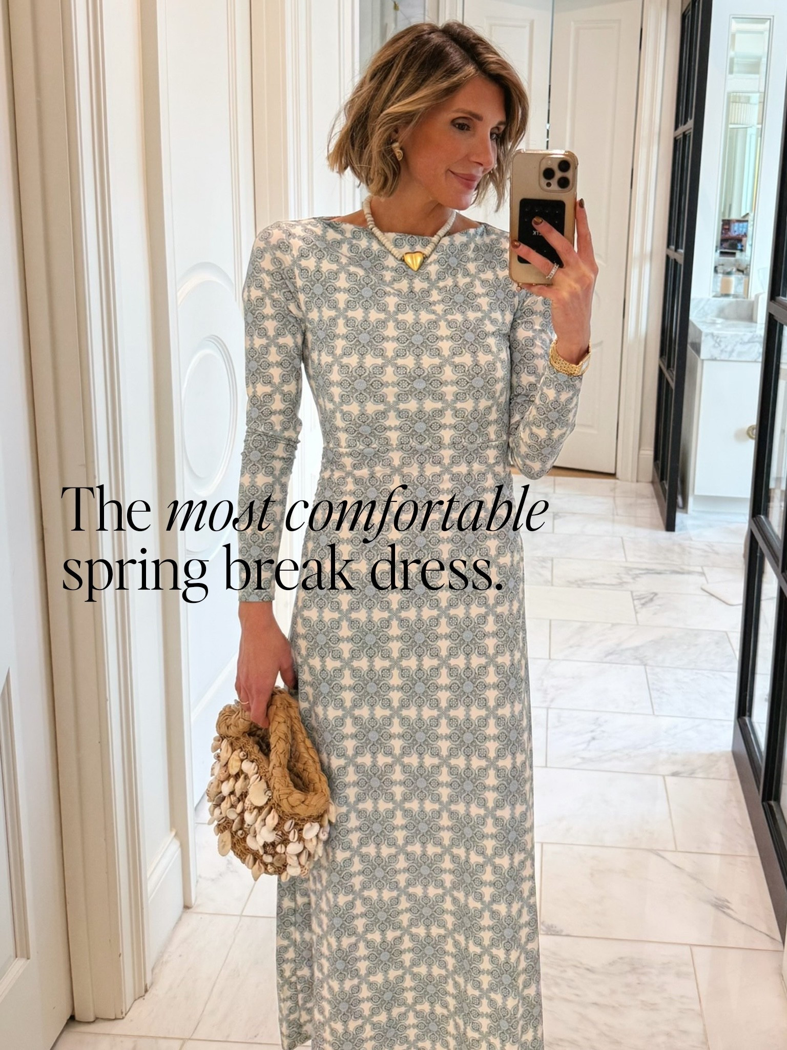 The dress I keep reaching for on beach vacations ✨ So comfortable, love the pattern, and the fabric feels amazing—perfect for spring break and resort days.
#BeachVacationStyle #LTKStyle #ResortWear @Shopbop 

#LTKootd #LTKTravel