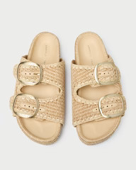 Theo Natural Two-Band Sandal | Loeffler Randall
