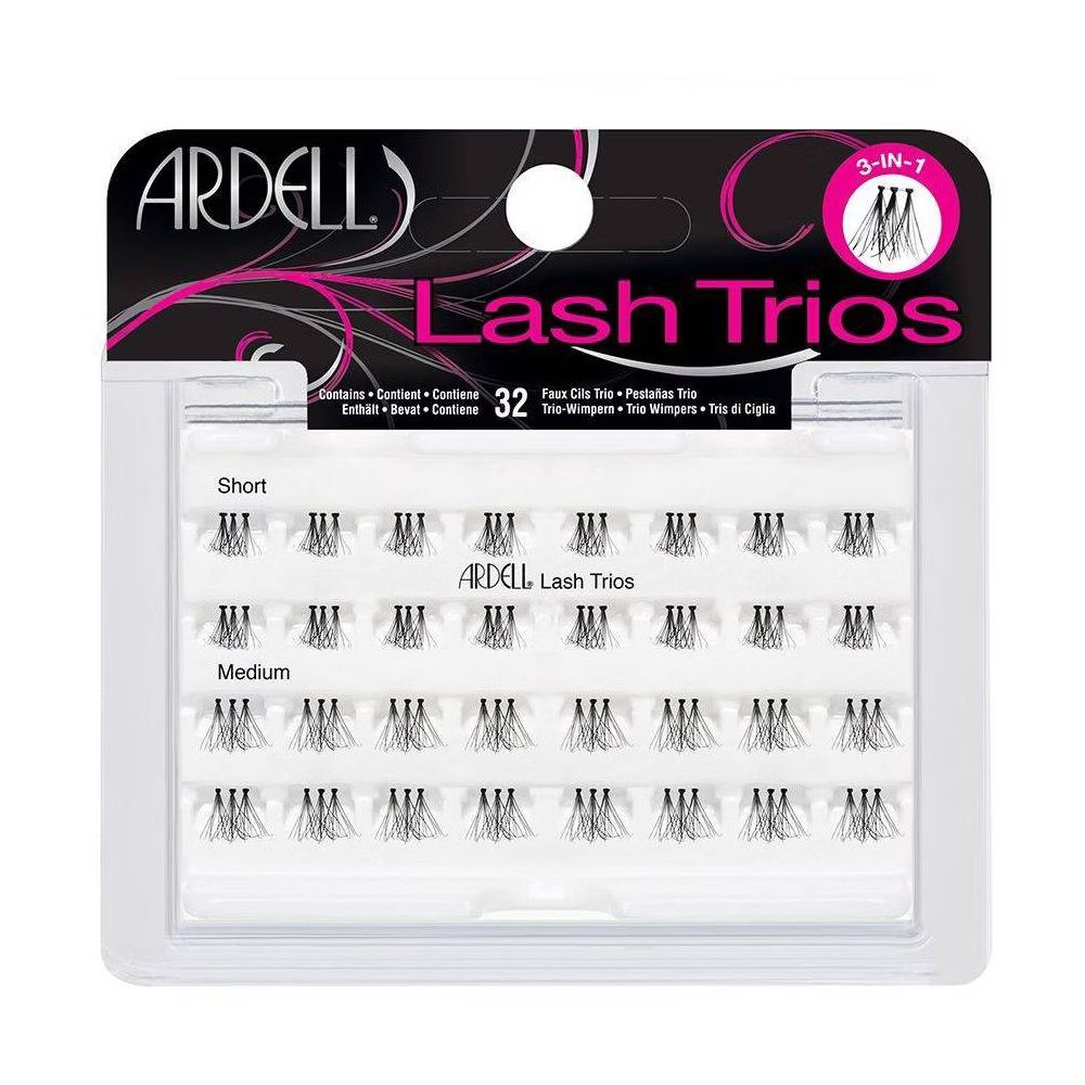 Ardell Eyelash Individual Lash Trios Black - 32ct | Target