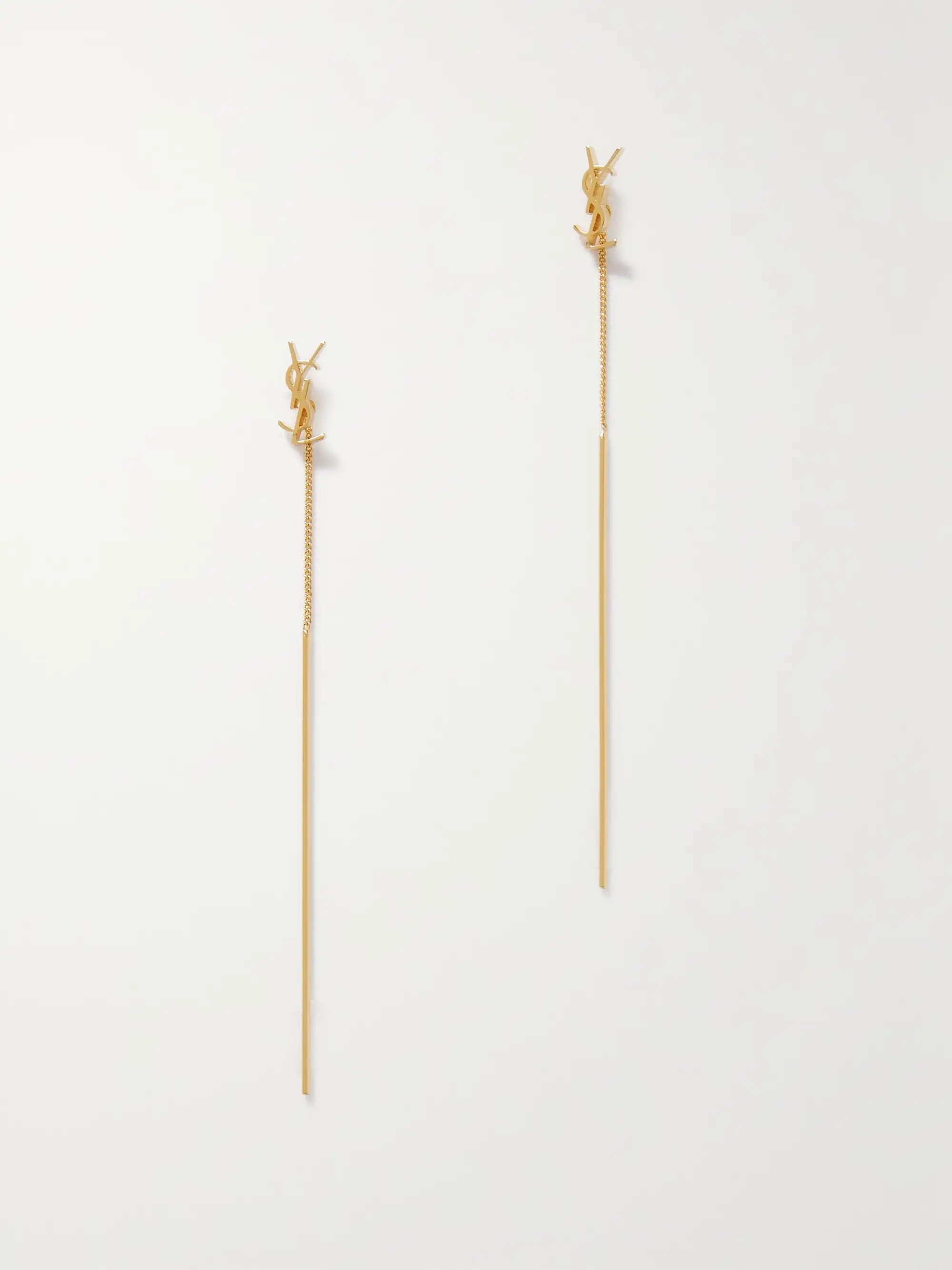Opyum gold-tone earrings | NET-A-PORTER (US)