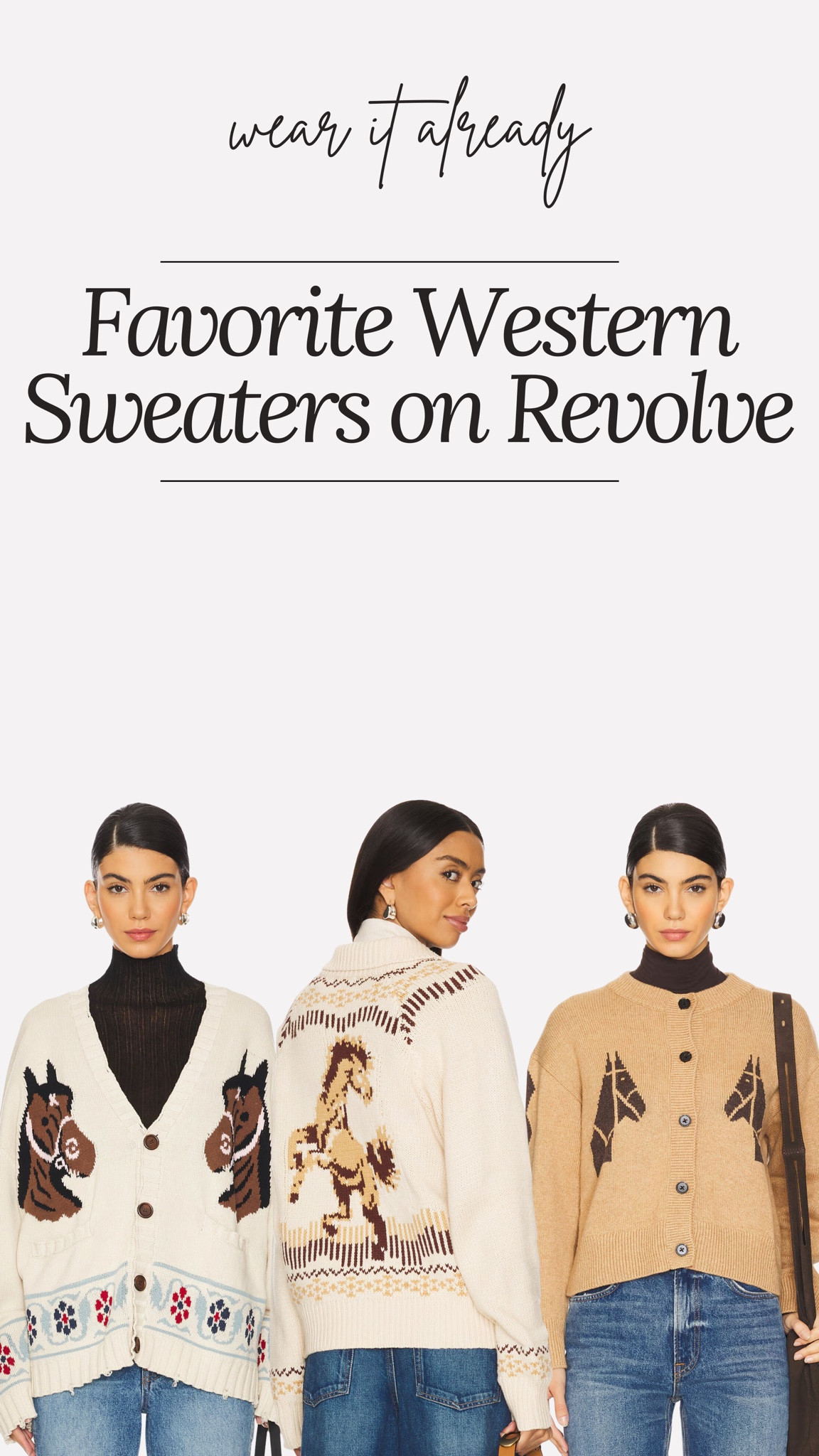 Western Horse Sweaters I’m obsessing over from Revolve 🤠👢🐴 Tempted to buy all three!!

#LTKStyleTip #LTKSeasonal #LTKCyberWeek
