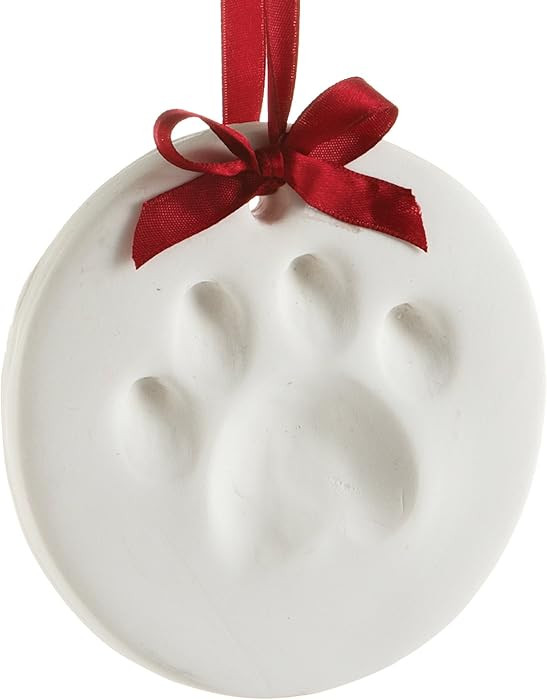 Pearhead Clay Pawprint Christmas Ornament, Pet Owner Holiday Gift, Dog or Cat Paw Print Keepsake,... | Amazon (US)