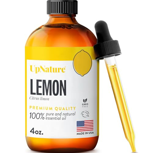 UpNature Lemon Essential Oil - Huge 4oz - 100% Pure Lemon Oil for Diffuser | Amazon (US)