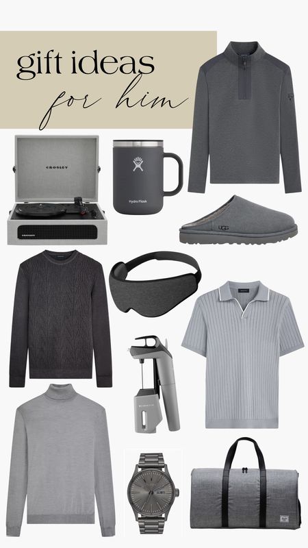 Gift Guide - Clothing - Home - Beauty - Accessories- For Him - Grey 

#LTKmens #LTKSeasonal #LTKGiftGuide