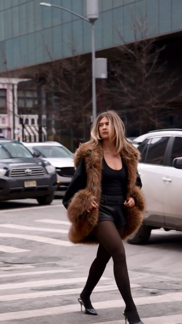 NYFW 🖤 Never taking this coat off 

 #LTKootd #LTKNYFW