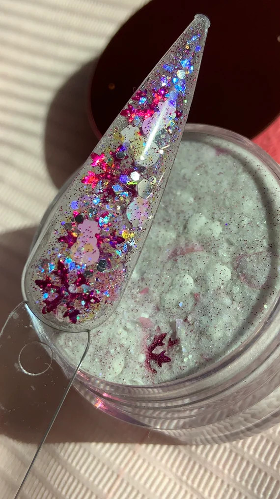 Let It Snow Acrylic Powder | Etsy | Etsy (US)