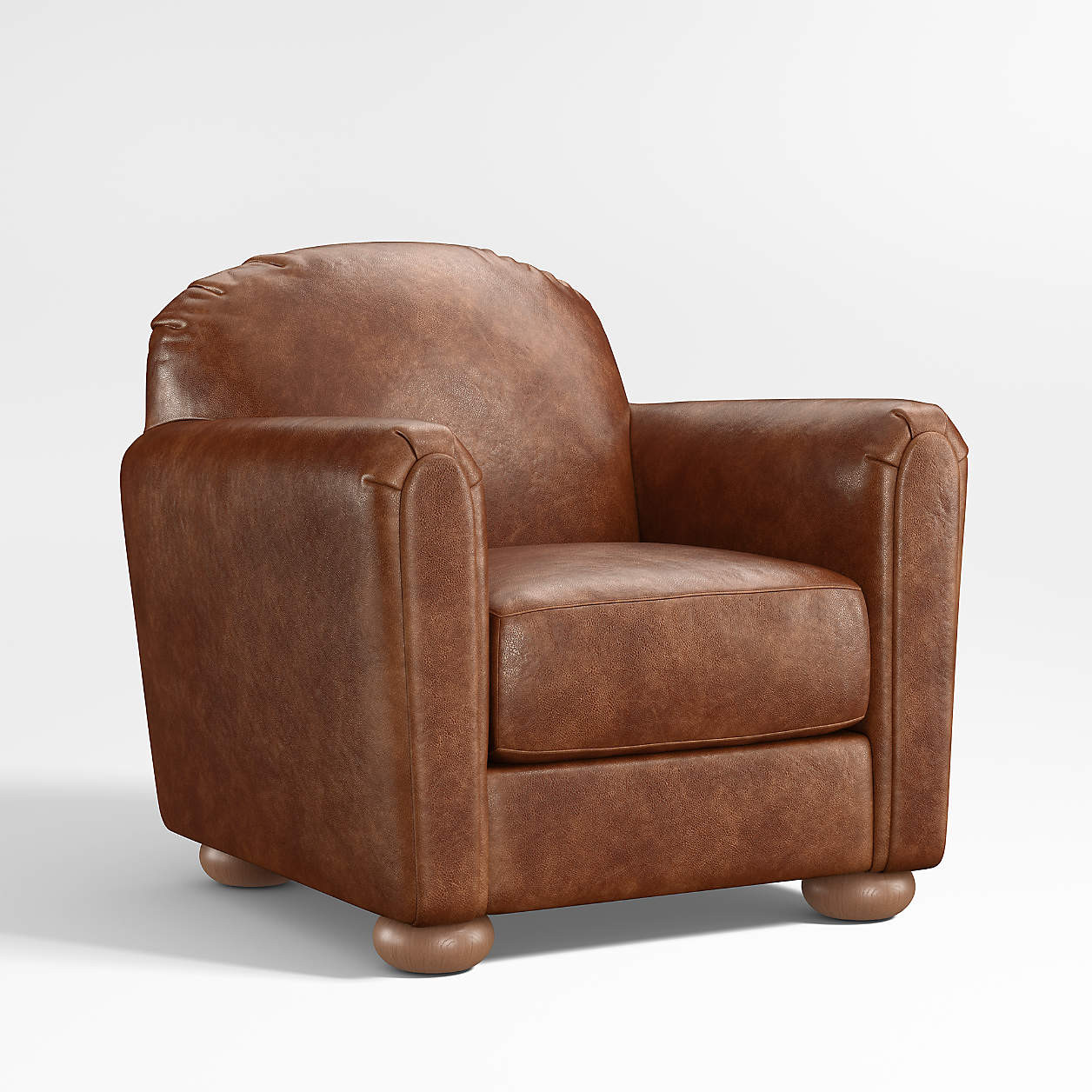 Northmoor Leather Accent Chair + Reviews | Crate & Barrel | Crate & Barrel