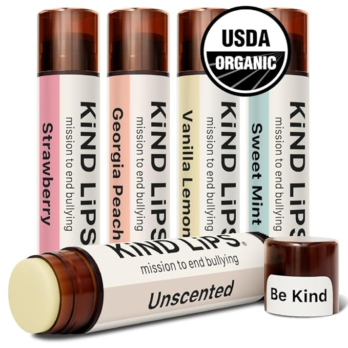 USDA Organic Lip Balm Variety 5 Pack – 100% Natural, Moisturizing Lip Care with Beeswax & Cocon... | Amazon (US)