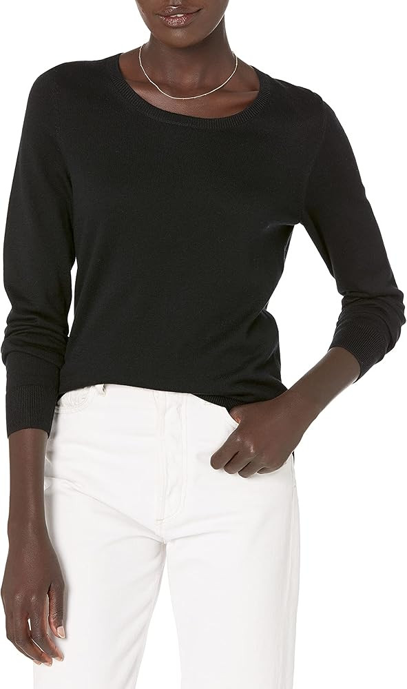 Amazon Essentials Women's Lightweight Crewneck Sweater | Amazon (US)