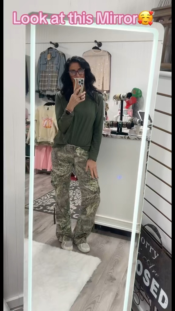 This Cutie Patootie Full. length Mirror can be hung on the wall, lean against wall, or use the stand. It has 3 light settings to create the perfect lighting. It will be you new Favorite Mirror😍She is lovely!!!!

#LTKHome #LTKOver40 #LTKFindsUnder100