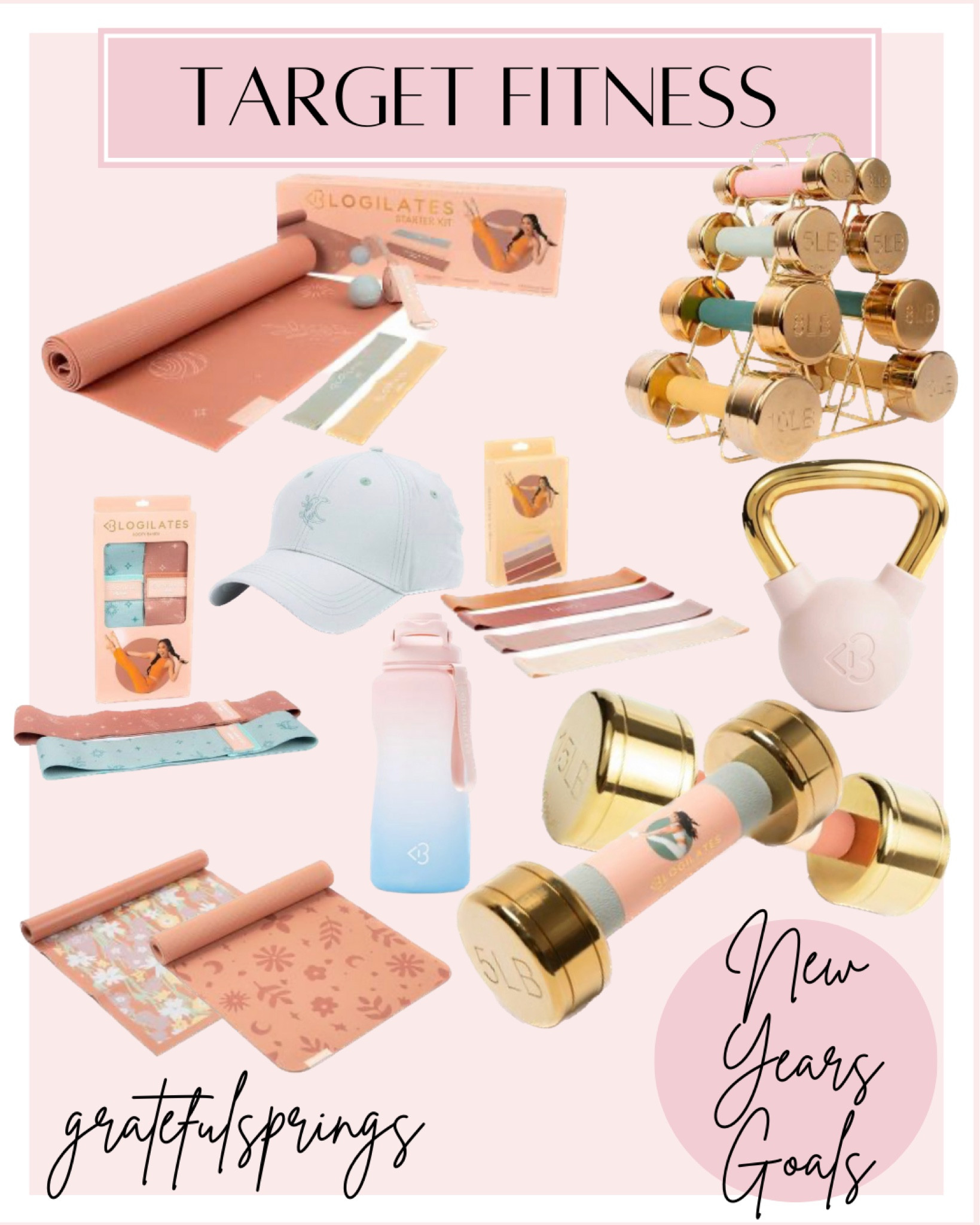 Start this New Year right with some super cute fitness equipment that will help motivate you to achieve your goals! 

#target #targetfitness #fit #fitness #exercise #weights #yoga #newyear #resolutions #newyearnewyou #workout #weightloss 

#LTKsalealert #LTKFind #LTKfit